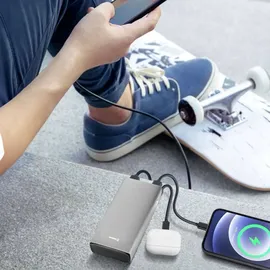 Swissten - Aluminium Powerbank 20.000 mAh - Grau