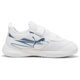 Puma Varion II Hallenschuhe mit Klettverschluss Kinder 02 white/blue horizon 28