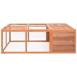 vidaXL Kleintierkäfig 150 x 100 x 50 cm braun