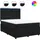 vidaXL Boxspringbett 140 x 200 cm Schwarz