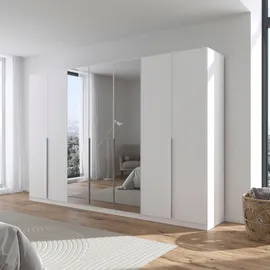 Rauch »Kleiderschrank Schrank Garderobe AGORDO mit Dekor- oder Hochglanzfront«, (in zwei Griff-Farben), durchdachte Innenausstattung, in 6 Breiten und 2 Höhen MADE IN GERMANY, weiß