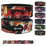 MEDSO Anime Gewichthebergürtel, Hebebühne für Kniebeugen, Kreuzheben, Cross-Training, Gewichtheben, Bodybuilding für perfekte Rückenunterstützung für Männer und Frauen (X3, groß)