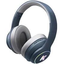 KIDYWOLF Bluetooth-Overear-Kopfhörer Blau