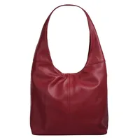 Piké Shopper echt Leder, Made in Italy, rot