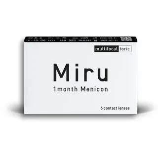 Miru 1month multifocal toric 6er - DIA:14.20 BC:8.60 SPH:-2.75 CYL:-1.25 AX:90 ADD:Low