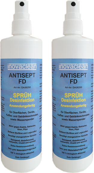  Desinfektionsspray inovaclean 500 ml Sprühflasche VIRUZID, gegen Viren, Bakte... 