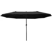 Outsunny Marktschirm 460 x 270 cm schwarz