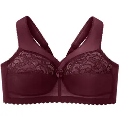 GLAMORISE Original MagicLift-Stütz-BH - Bordeaux 125F Damen 