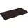 vidaXL Waschtischplatte Dunkelbraun 100x50x(2-6)cm Massivholz