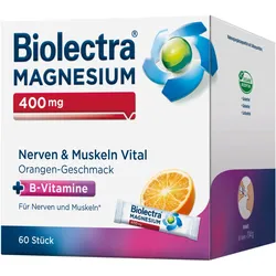 Biolectra MAGNESIUM 400 mg Nerven & Muskeln Vital Orange