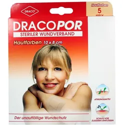 Dracopor Wundverband 8x10 cm steril haut 5 St
