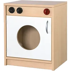 Puppenwaschmaschine mit rundem Acrylglasfenster