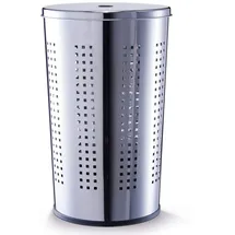 Zeller Wäschesammler, Edelstahl, ø 30/34 x 60 cm