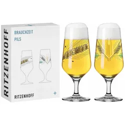 Ritzenhoff Brauchzeit Bierglas 2er Set Gerste - A