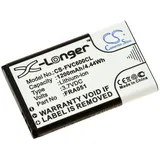 Powery Akku für Schnurlos-Telefon AVM Fritz!Fon C6 DECT Akku 1200 mAh (3.7 V) schwarz