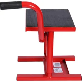 Wiltec Hebebühne Leder/Metall 31-41 cm rot