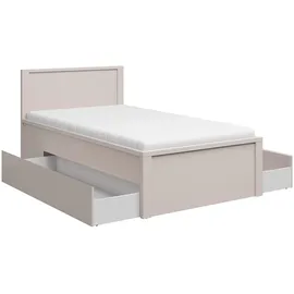 petits-meubles Bett Soren 120 x 200 cm Holzwerkstoff beige