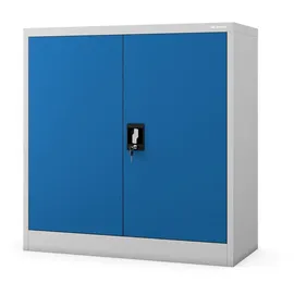 Jan Nowak Beata Aktenschrank 90 x 40 x 93 cm Grau / Blau