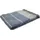 fair de luxe Woll-Kaschmir-Decke Plaid 150 x 200 cm Blau/Beige