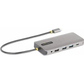 Startech StarTech.com USB-C Multiport Adapter, 2x 4K 60Hz + 4K 30Hz HDMI & DP 4x USB-A 100W GbE, Laptop Dockingstation