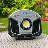 LEDINO LED-Akkustrahler Horn mit Bluetooth-Funktion