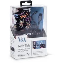 If V & A Bookaroo Tech-Tidy Kilburn Black Floral