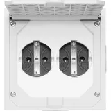 ABL Schuko-Steckdose Grau 2 St.