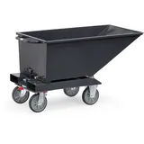 Fetra Fechtel Transportgeräte GmbH Muldenkipper Inh.250l L1359xB713xH780mm grau o.Ablasshahn fetra