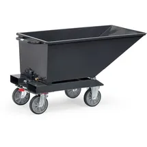 Fetra Fechtel Transportgeräte GmbH Muldenkipper Inh.250l L1359xB713xH780mm grau o.Ablasshahn fetra