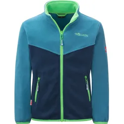 Kinder Fleecejacke Oppdal XT Frischgrün/Mystik Blau/Dunkel Marine Gr. 104 - 4 Jahre