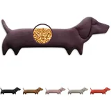 Leschi Wärmekissen, Hund Winston" in Lila, - (B)52 x (H)20 x (T)4 cm