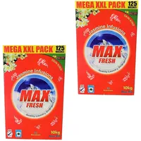 2x Universal Waschmittel Max Fresh Allzweckwaschpulver Waschpulver 2x10kg