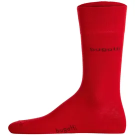 Bugatti Herren Socken 3er Pack Rot 43-46