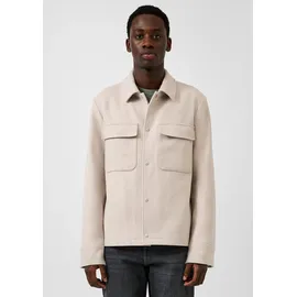 QS Overshirt meliert beige XL