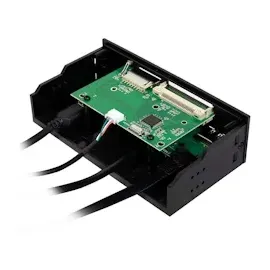 Logilink Multifunktions-Panel SATA Speicherkartenlesegerät, Schwarz