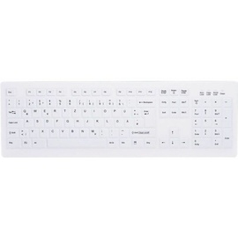 Cherry AK-C8100F-UVS-W/UK Tastatur USB QWERTY UK Englisch Weiß