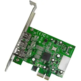Startech 3 Port PCI-E 1394b FireWire Card Kontrollerkarte