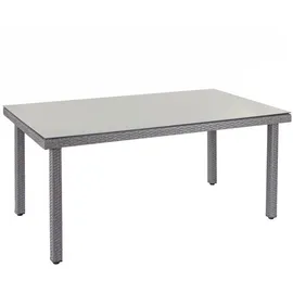 MCW Chieti Gartentisch 160 x 90 x 74 cm grau