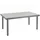 MCW Chieti Gartentisch 160 x 90 x 74 cm grau