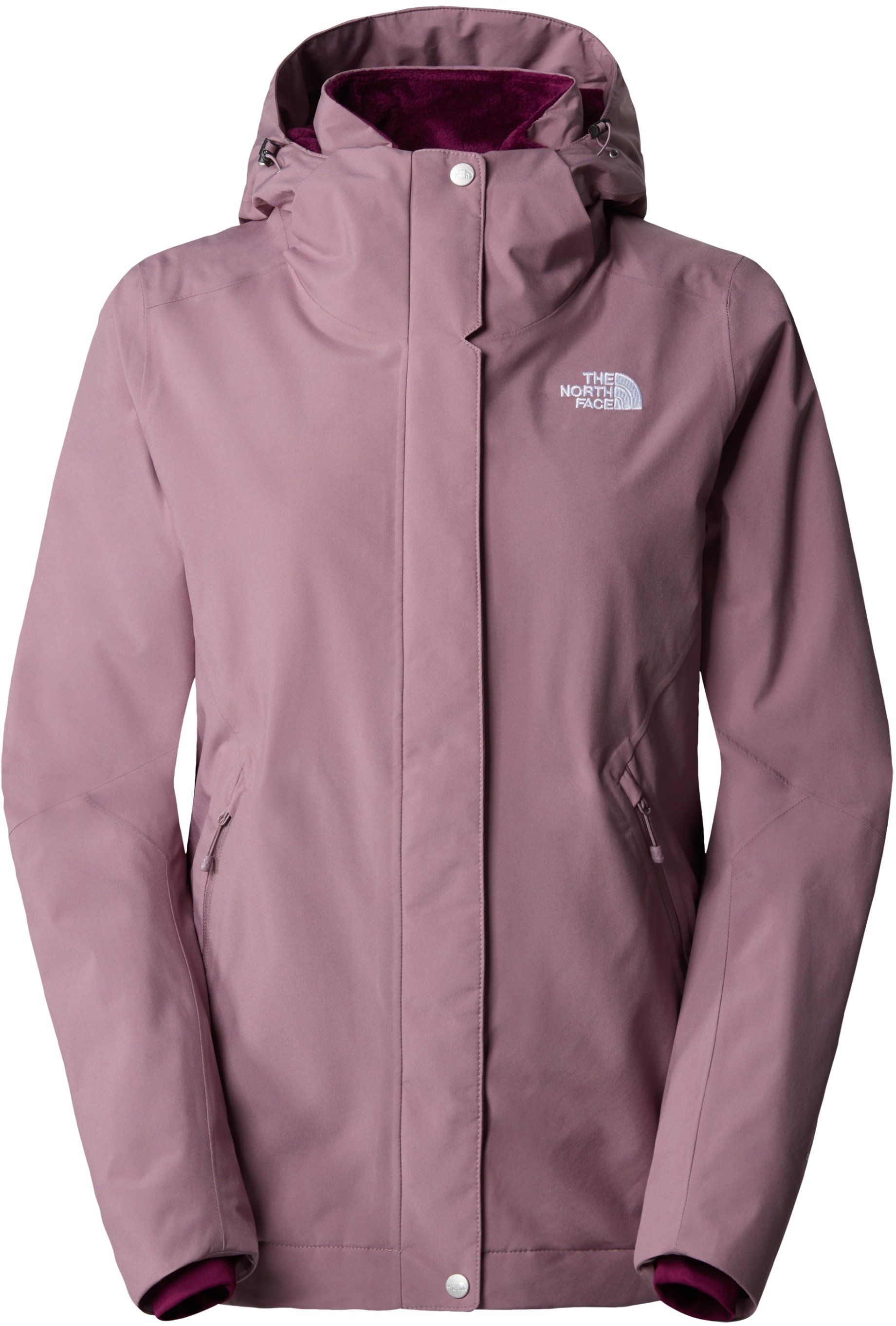 The North Face Damen Inlux Isolationsjacke, M - Fawn Grey / Boysenberry