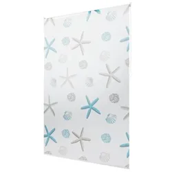 KS Handel 24 Basic Duschrollo 120x240 cm breit Modell Oceanic weiss Duschvorhang