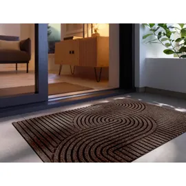 Wash+Dry Loop dark brown 60 x 90 cm Braun