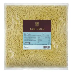 ALB-GOLD Bio Hartweizen Pasta Penne 10kg (4 Beutel á 2,5kg)