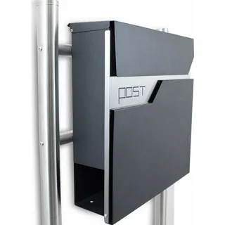 BITUXX Design Standbriefkasten Briefkastenanlage Graphit