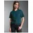 TRIGEMA T-Shirt "TRIGEMA T-Shirt aus 100% Baumwolle", Damen, Gr. M, blau (saphir), Single Jersey, 100% Baumwolle, Basic, lang, Rundhals, Shirts T-Shirt