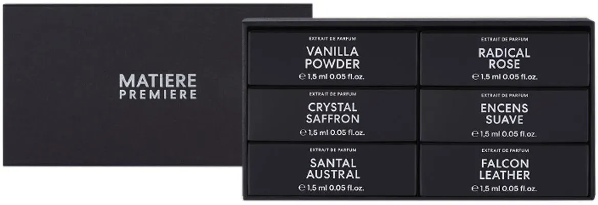 MATIERE PREMIERE Sample Set Extrait 6 x 1,5 ml