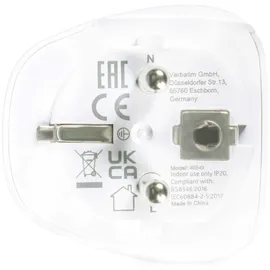 Verbatim World to Europe Travel Adapter Plug, WTEU-02