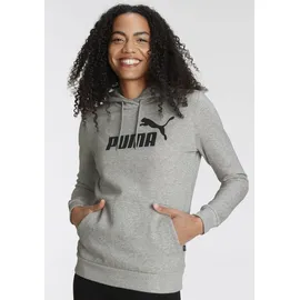 Puma ESS Logo Hoodie Hellgrau XL