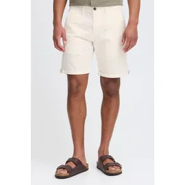 !Solid Shorts SOLID "Shorts SDLoras", Herren, Gr. XXL, N-Gr, weiß (sanftes weiß), Obermaterial: 55% Leinen LI. 45% Baumwolle CO., Hosen Shorts