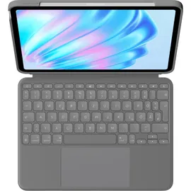 Logitech Combo Touch für iPad Air 11" (M2), (5. Generation – 2022) Tastatur-Case Oxford Grey